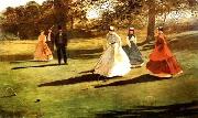 Winslow Homer Croquet Players oil painting picture wholesale